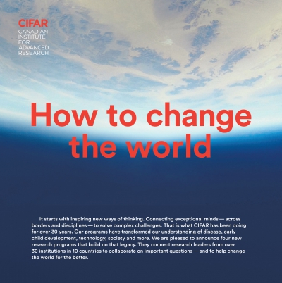 New CIFR Research Programs